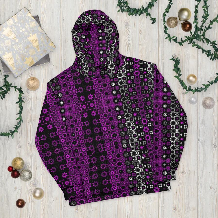That Stars Pattern Unisex All Over Print Pull Over Hoodie product image (11)