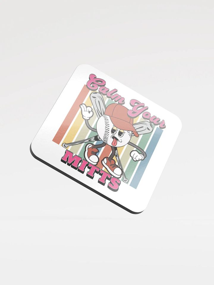 Calm Your Mitts Baseball Coaster product image (2)