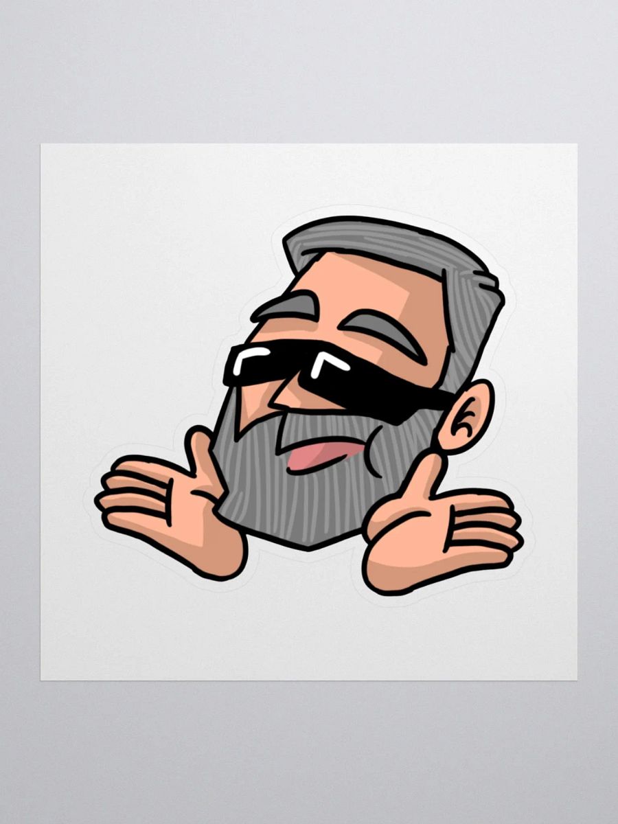 OMG Shrug Emote Sticker product image (1)
