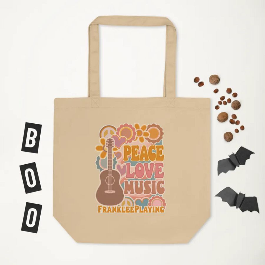 FrankLee's Peace, Love, Music Eco Tote product image (6)
