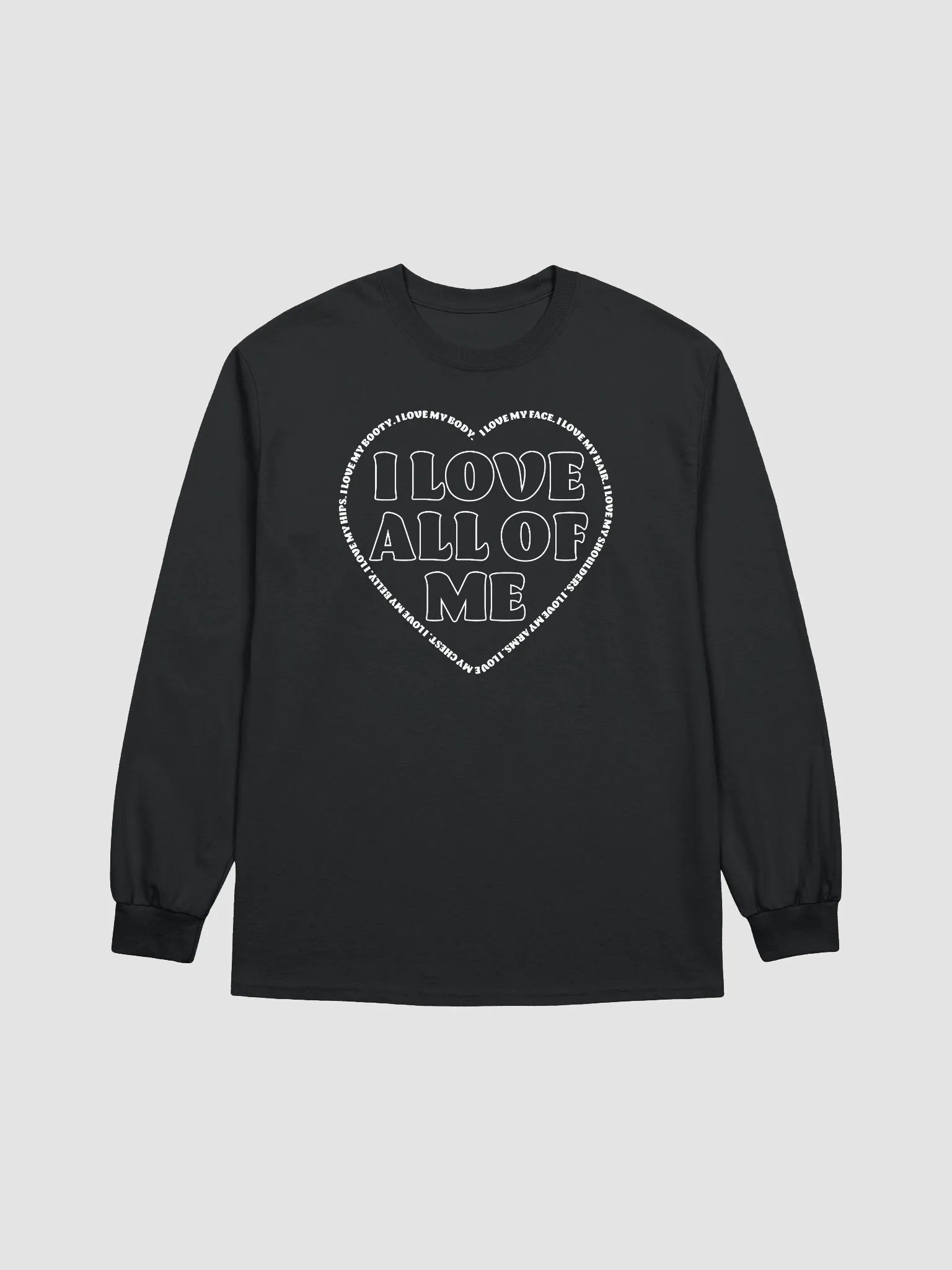 I Love All Of Me - long sleeve product image (1)