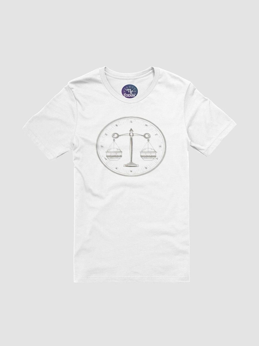 Unisex Libra Zodiac T-Shirt - Exclusive Minimalist Scales Design, Astrology Gift product image (103)