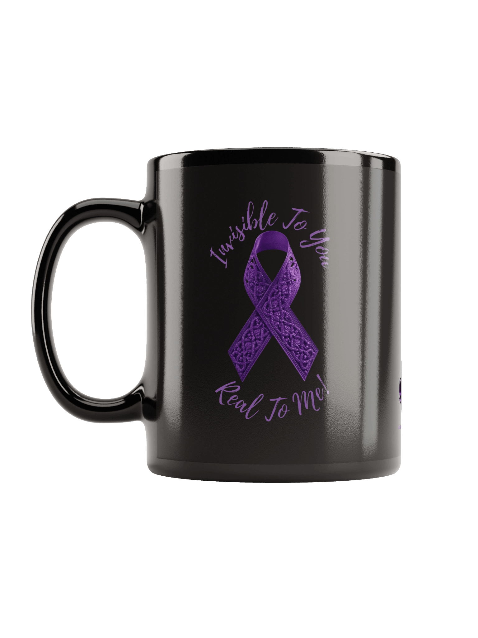 Chronic Health awareness Mug in black product image (12)