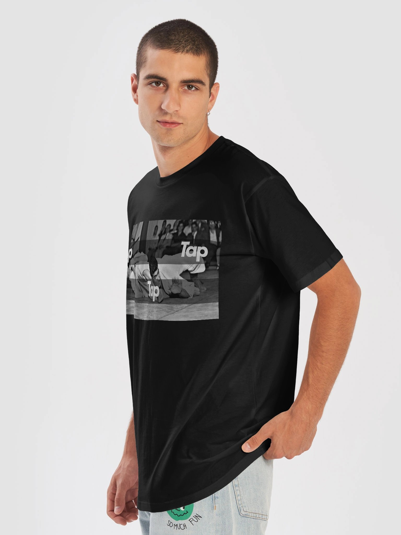Tap Tap Tap Armbar T-shirt - Black product image (7)