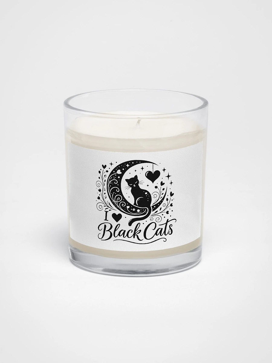 I Love Black Cats Candle product image (1)