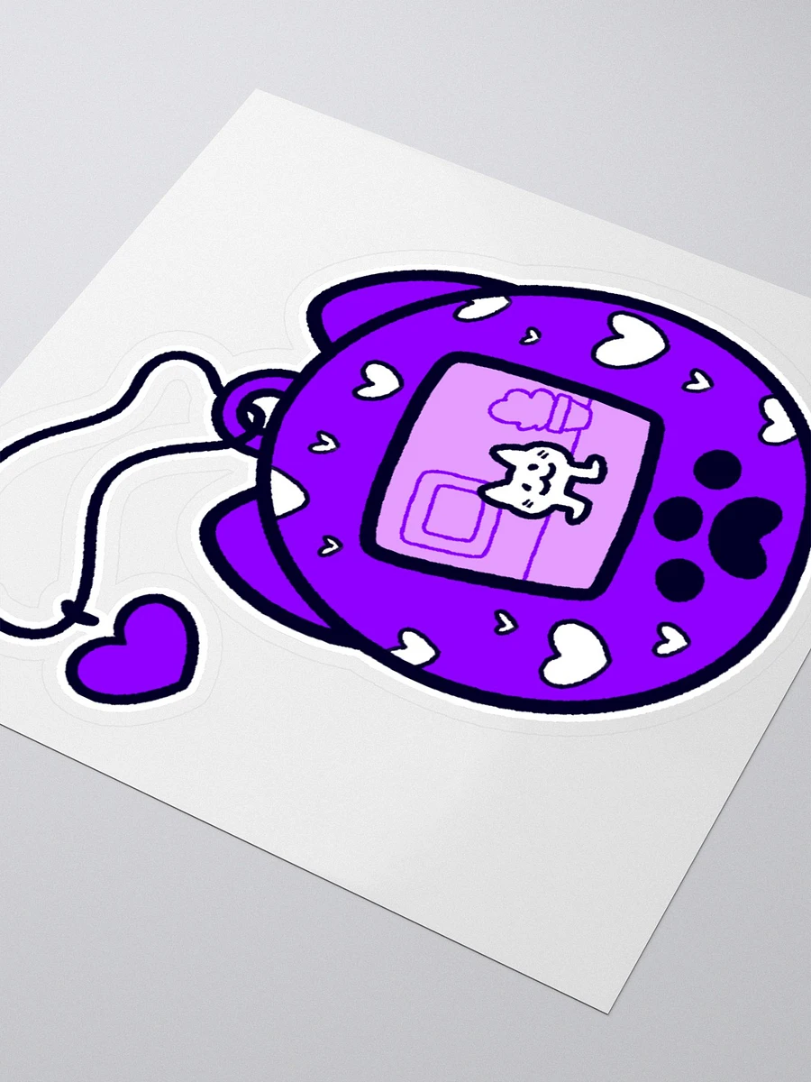 Lovely Digital Meow Sticker 2 - Purple product image (7)