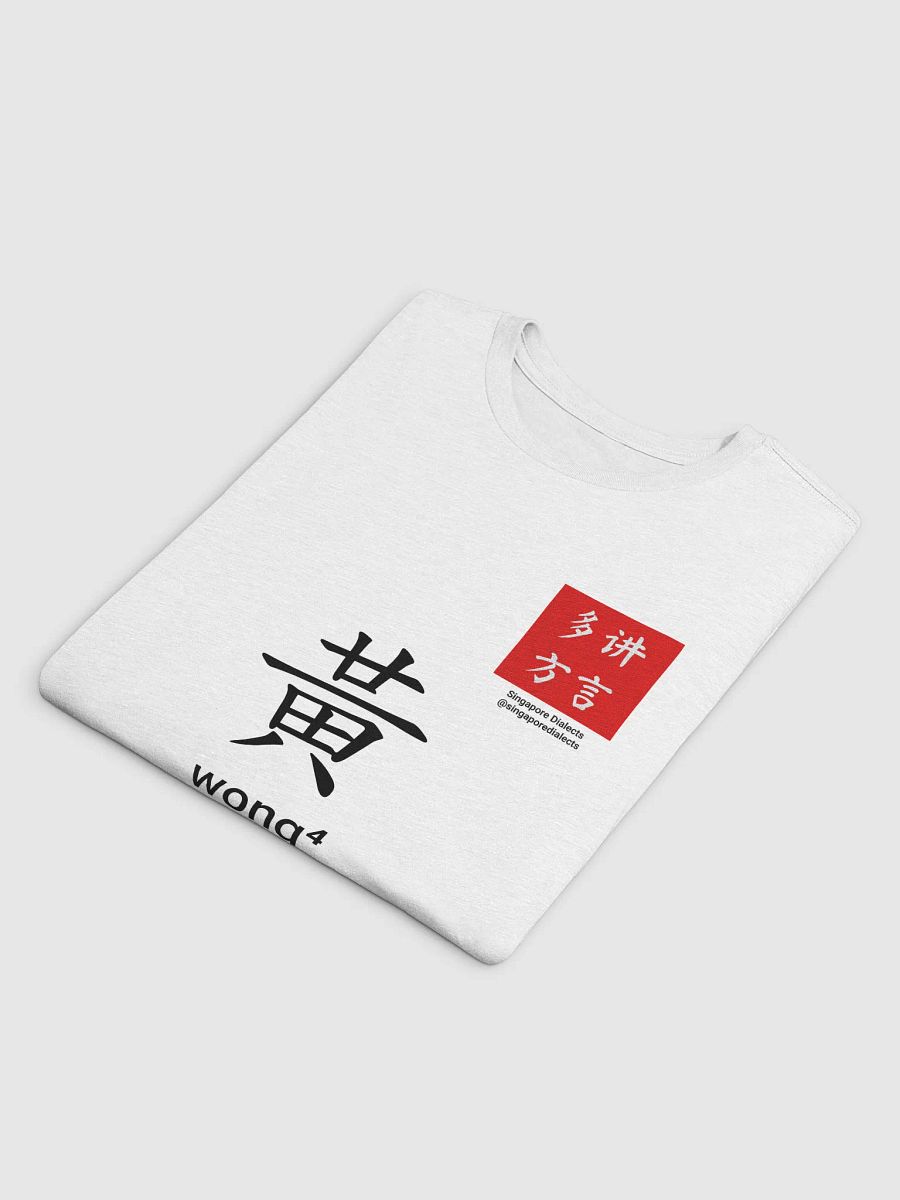 黄 Wong (Cantonese) Surname T-Shirt (Light) product image (4)