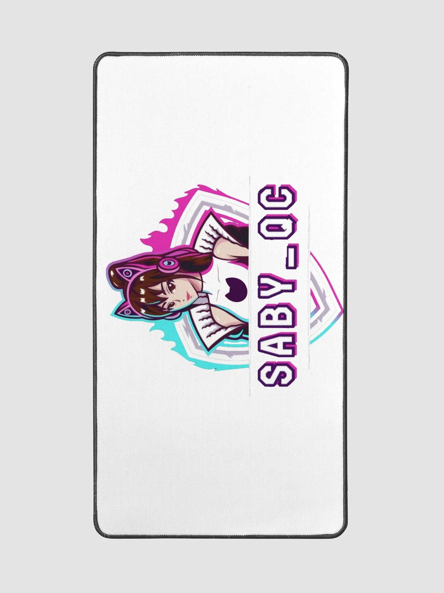 Cat-Eared Headphone Desk Mat product image (2)