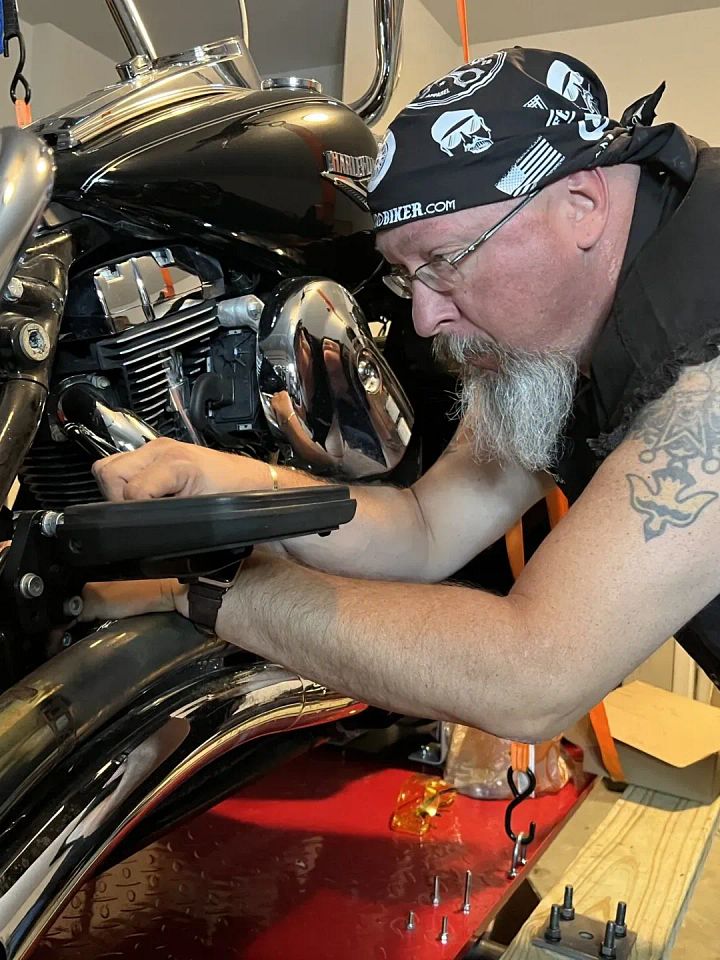 Gray Beard Biker Bandana product image (2)