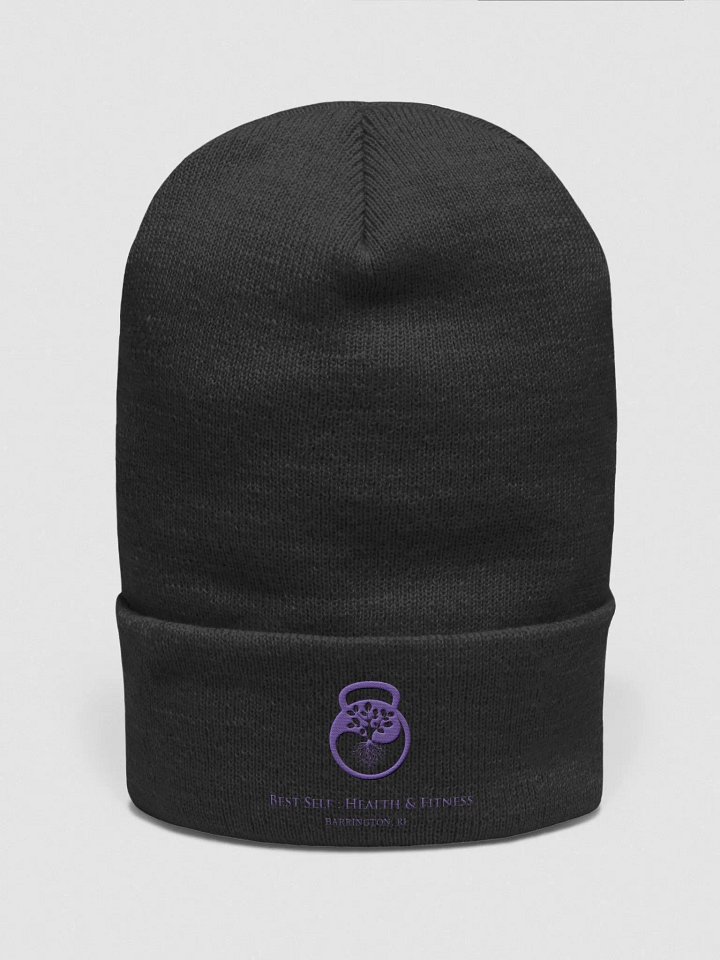 Best Self Beanie: Purple & Black product image (1)