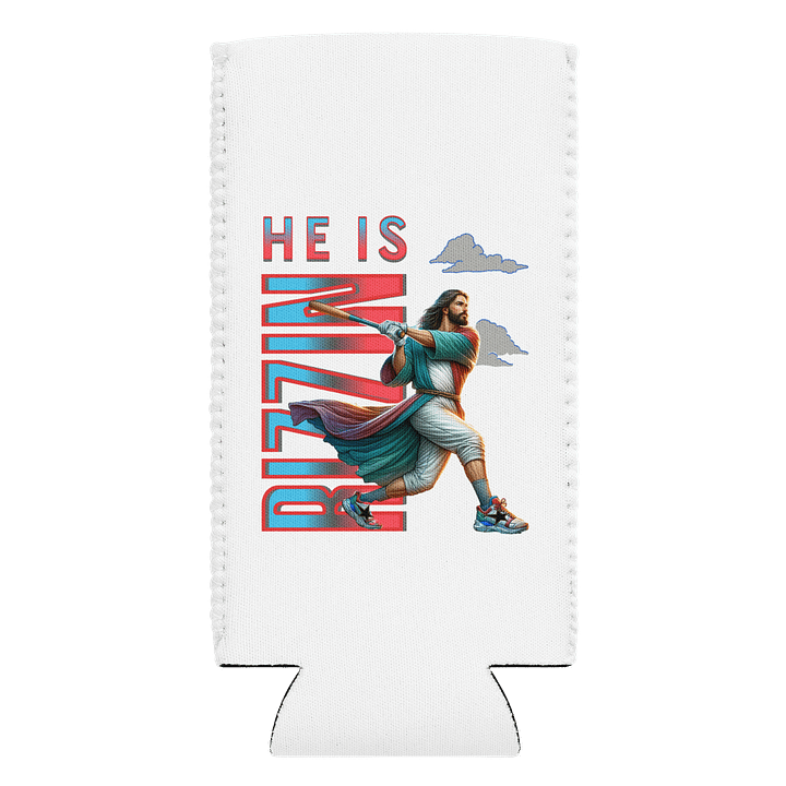 He Is Rizzin Baseball Robe Can Cooler product image (1)