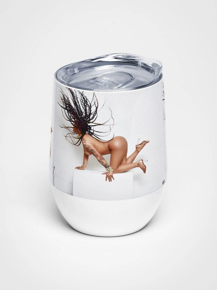 Naked in Pearl Wine Tumbler product image (1)
