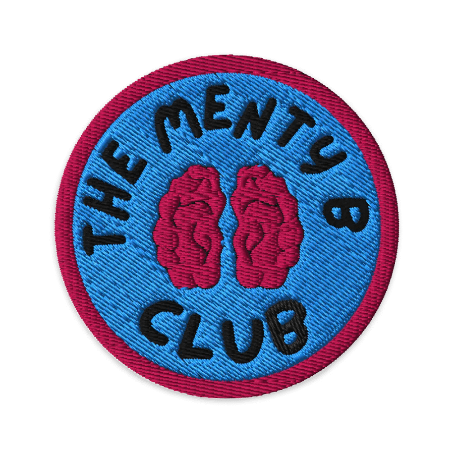 The Menty B Club Patch product image (1)