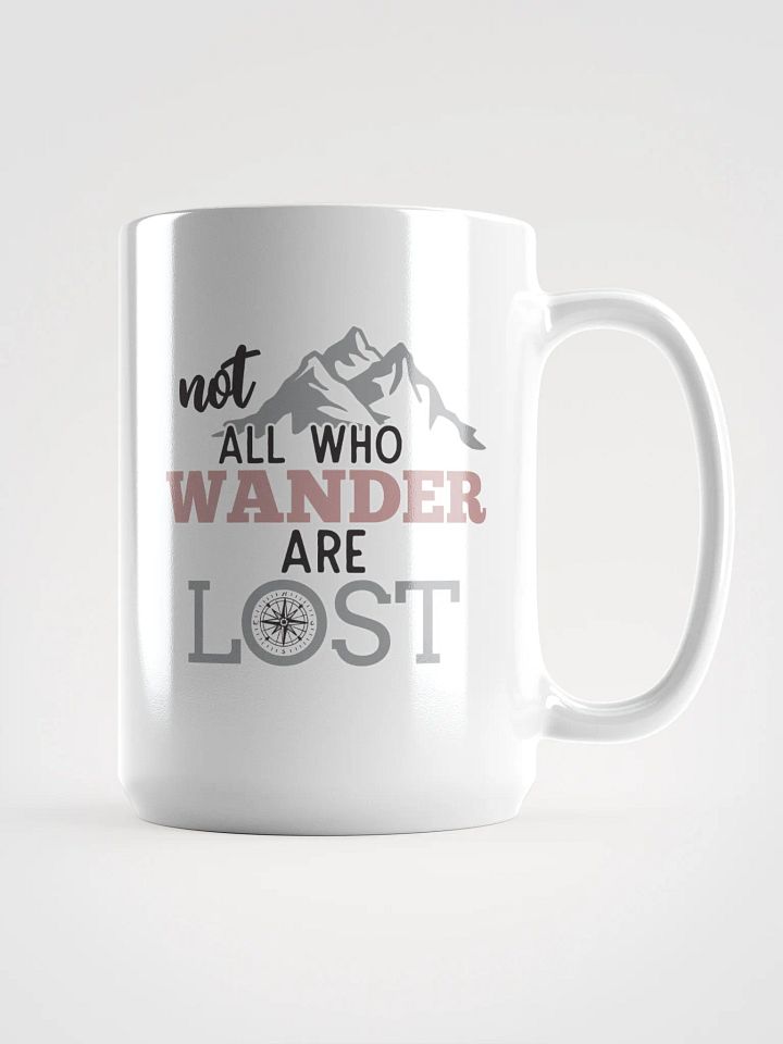 Not All Who Wander Are Lost White Coffee Mug product image (1)