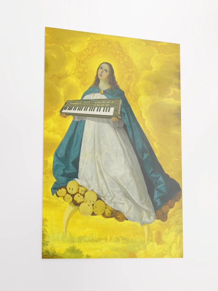 Immaculate cz-101 conception, Casio cz-101 classic synth Tribute, Techno EDM Matte Paper Poster product image (2)