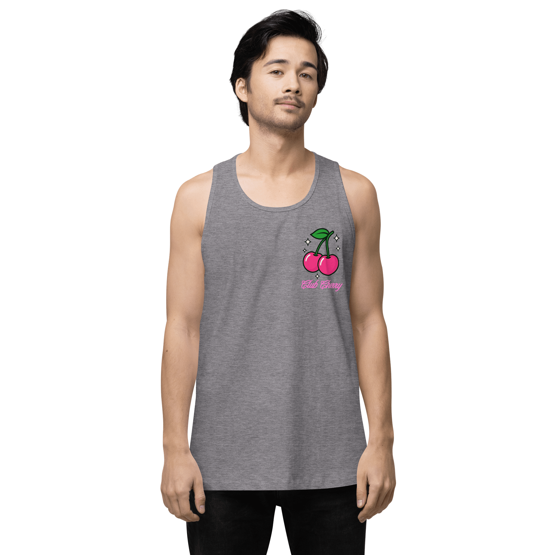 Club Cherry Unisex Tank w/Pink Logo product image (2)