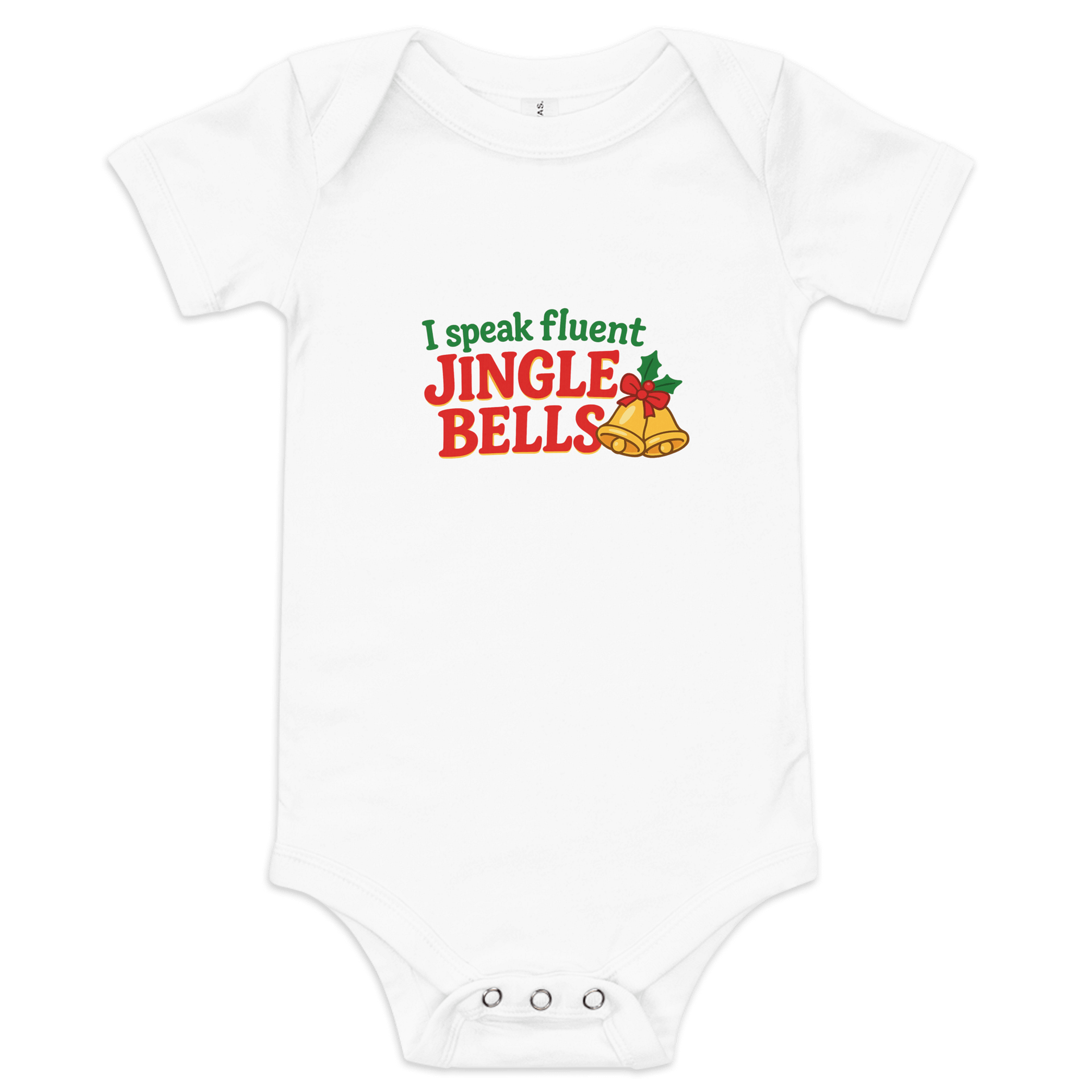 I Speak Fluent Jingle Bells Baby Sleeve One product image (1)