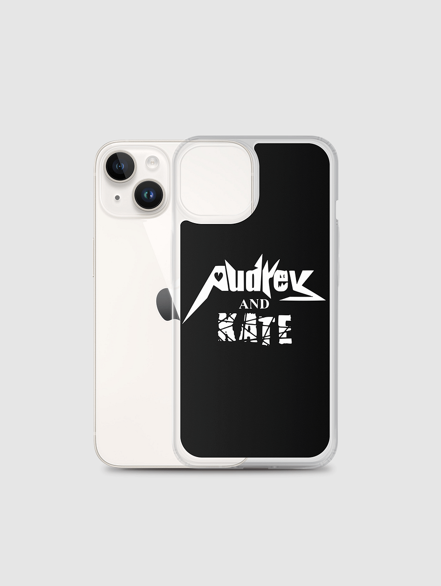Audrey and Kate Official Square White Logo iPhone Case product image (2)