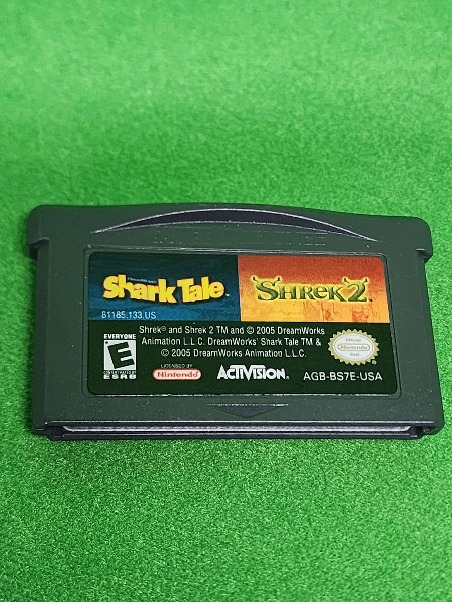 GAME BOY ADVANCE - Shark Tale + Shrek 2 - Game Only product image (1)