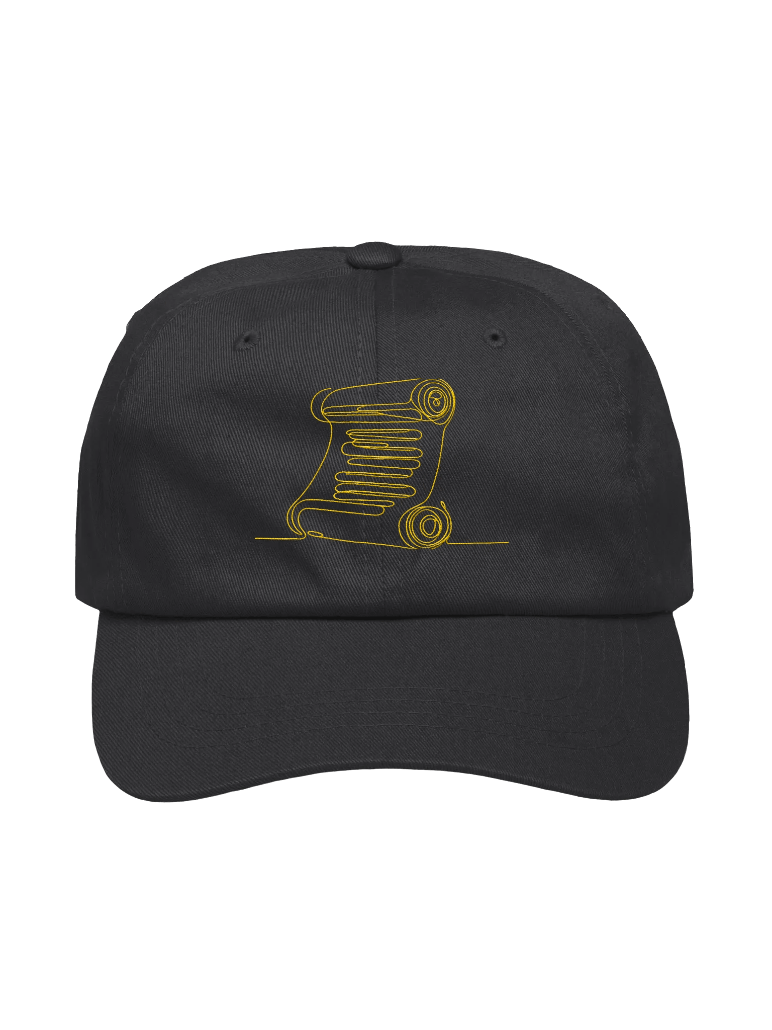 Embroidered Line Art Ancient Scroll Unisex Dad Hat product image (1)