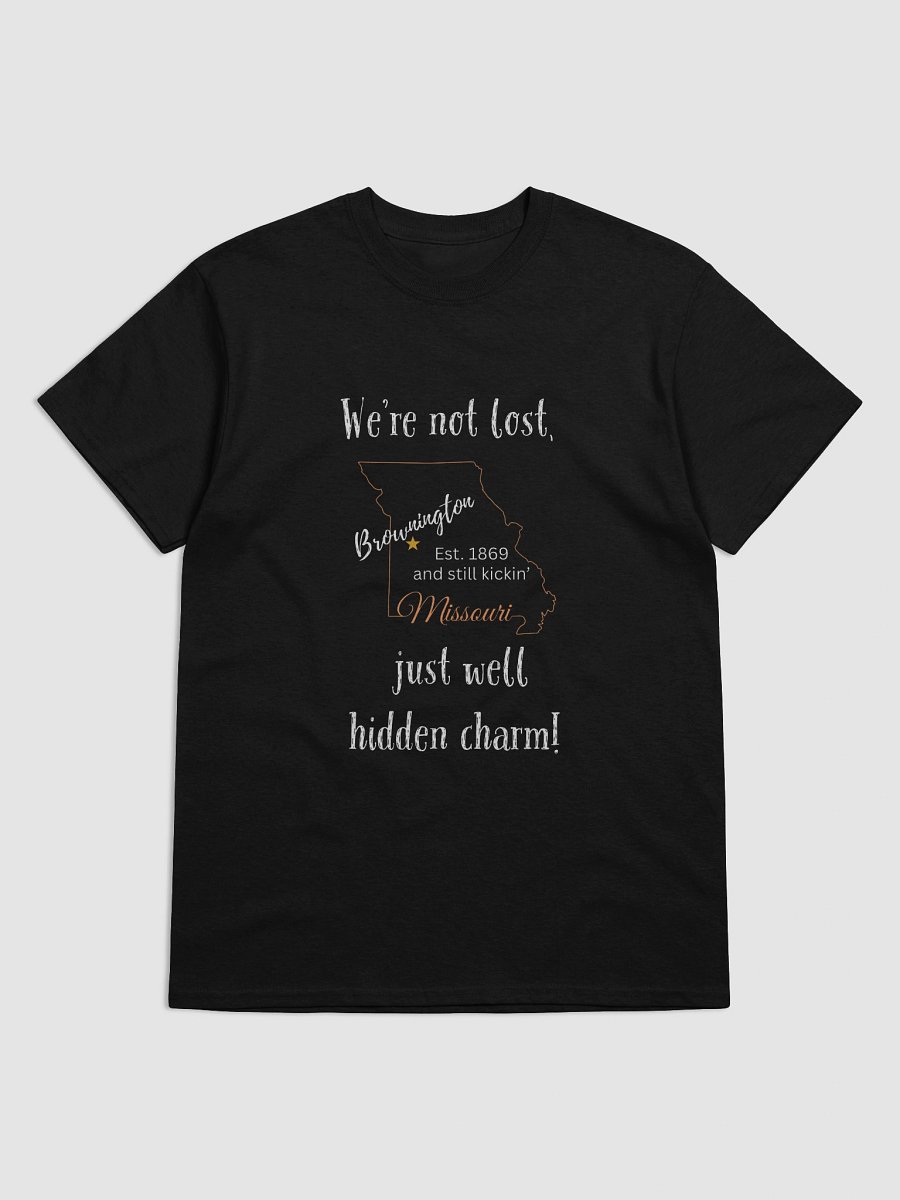 We're Not Lost, Just Well-Hidden Charm - Brownington, MO Tee product image (1)