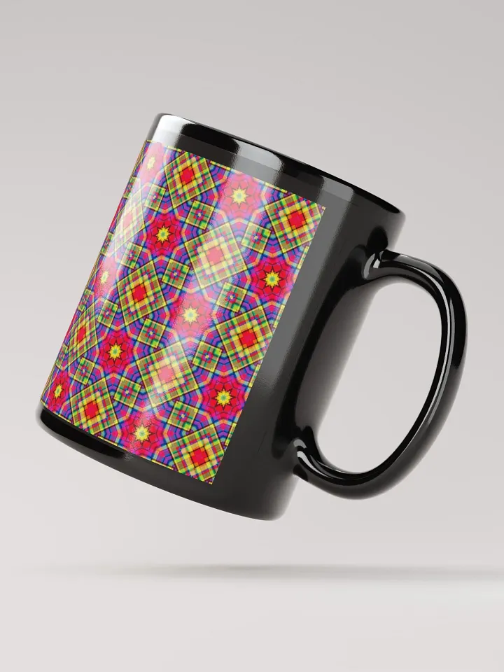 8T Sips Mosaic Black Glossy Mug product image (2)