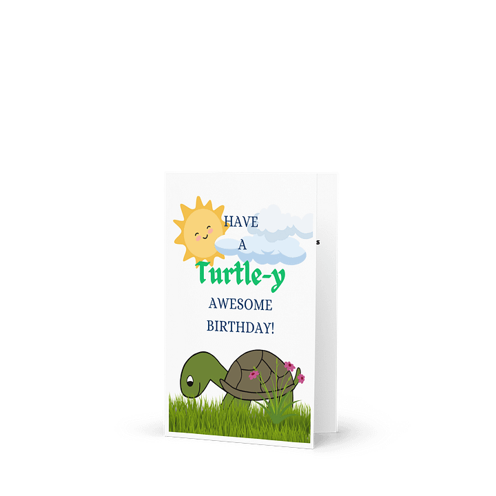 Turtle-y Awesome Birthday Greeting Card product image (1)