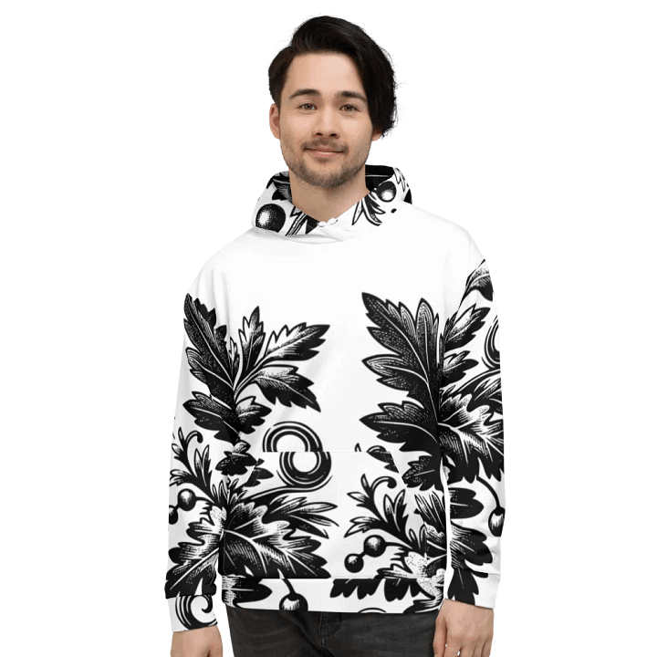 Botanical Engraving Unisex Hoodie product image (2)