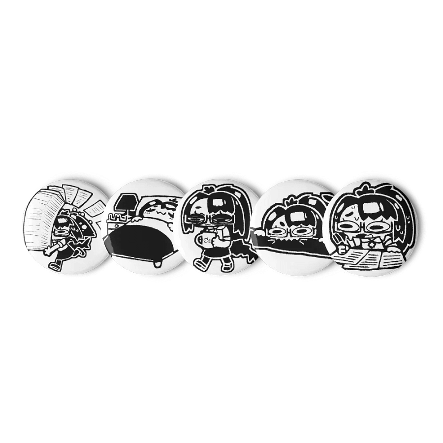 5x Struggle Button Pins (L) product image (5)