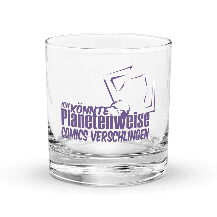 F4 - Comicverschlinger - Glas Lila Druck product image (1)