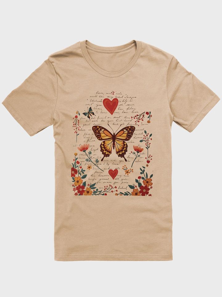 Vintage Boho Butterfly & Floral T-Shirt product image (3)