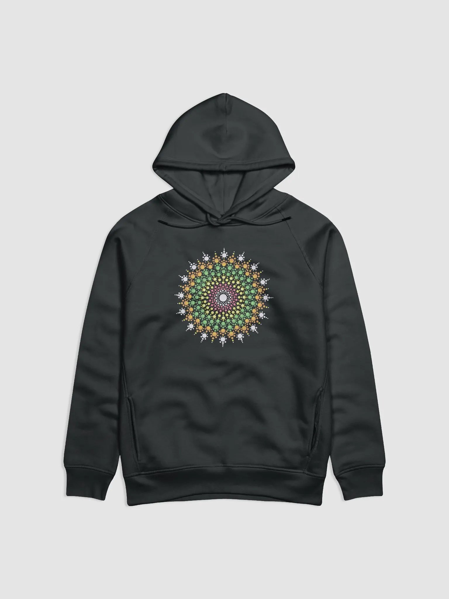 Pastel Dot Mandala Eco Hoodie product image (1)