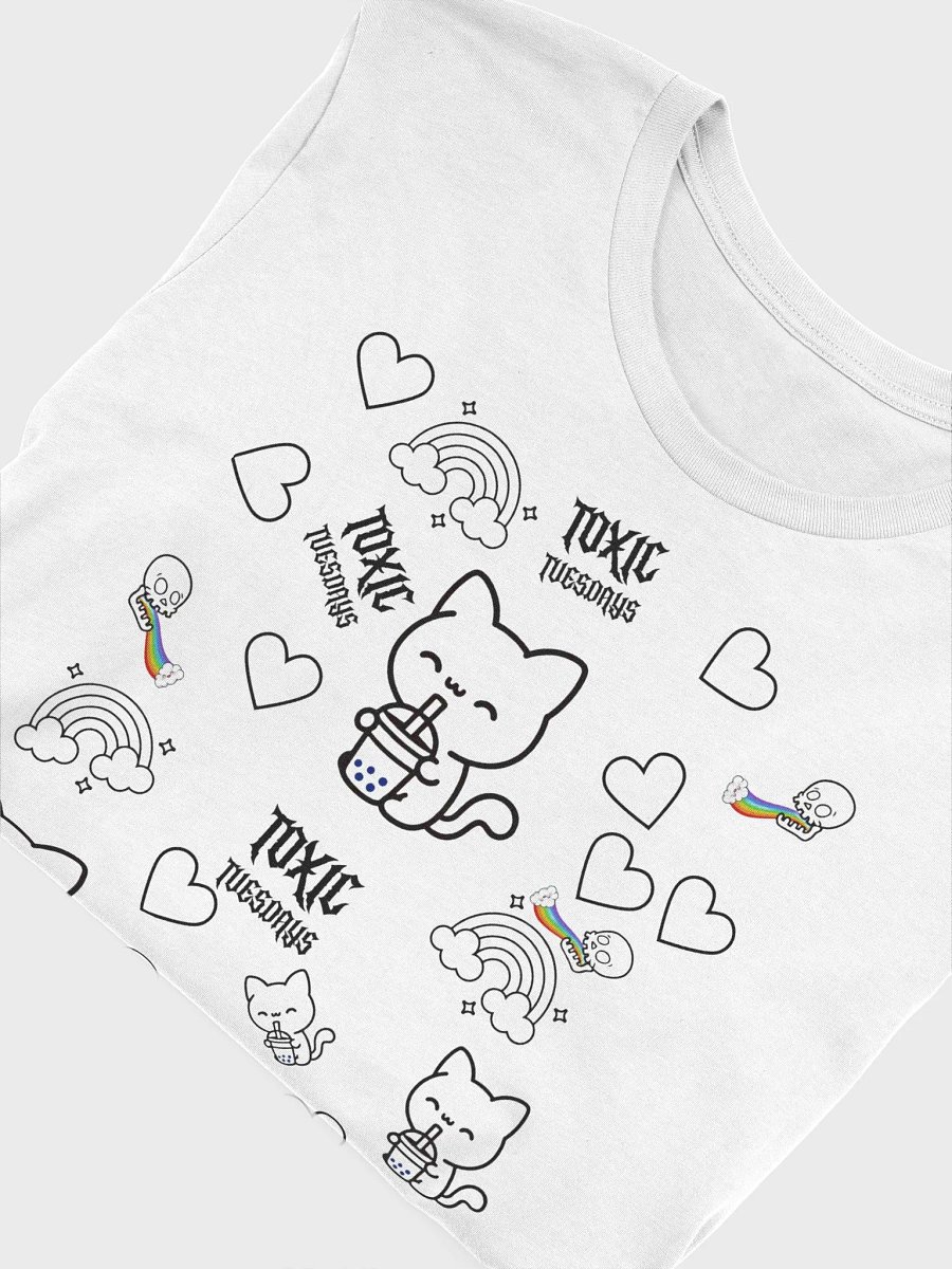 Toxic Tuesdays Cartoon Cat T-Shirt product image (7)