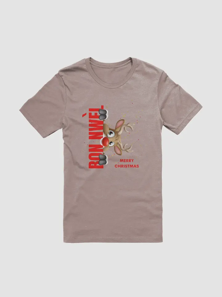 Bon Nwèl Reindeer Christmas T-Shirt product image (71)