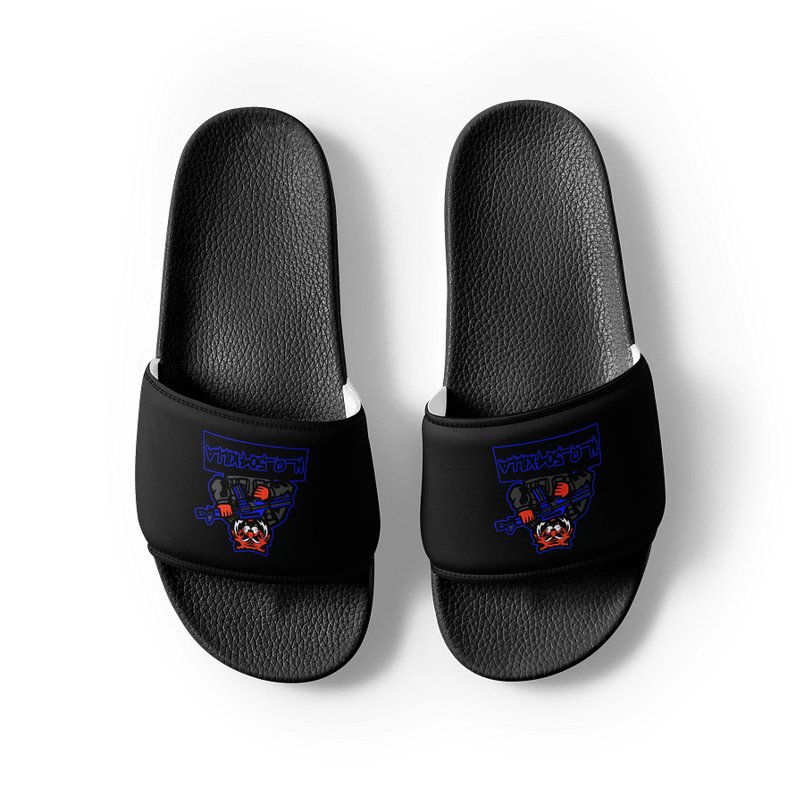 All Black Gang Slides product image (3)