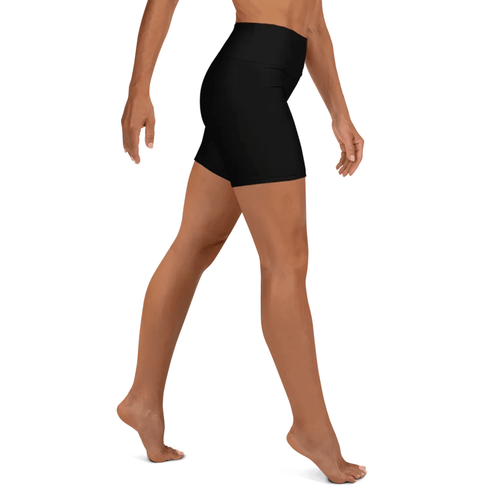 Pure Black Yoga Shorts product image (4)