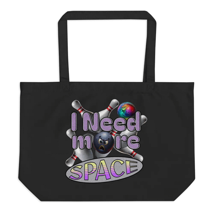 I Need More Space Bowling Strike a Style Statement with Futuristic Tote product image (1)