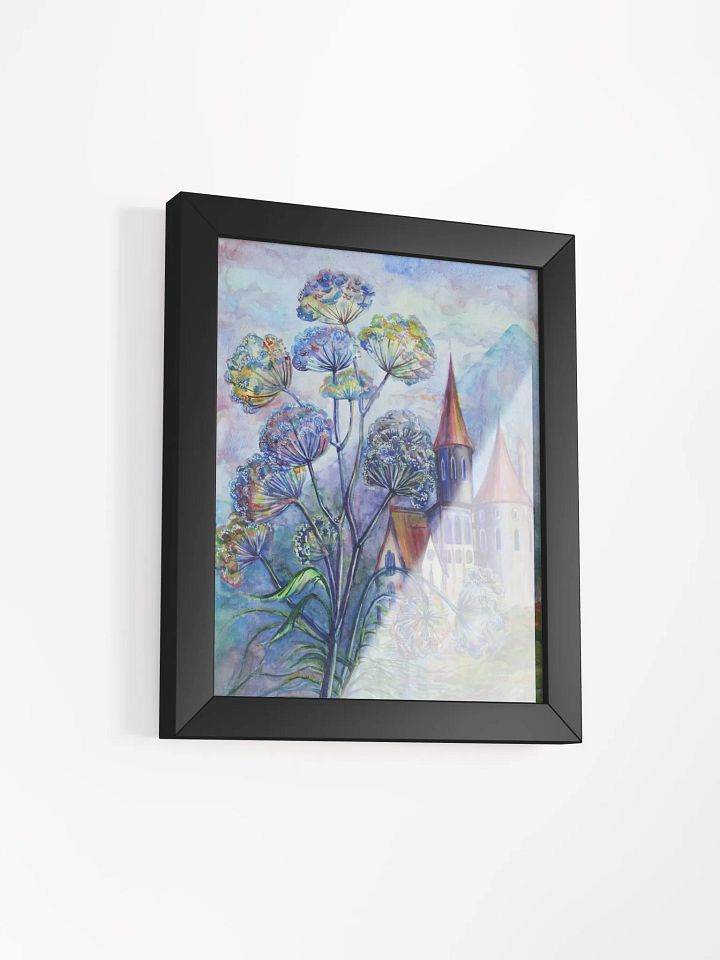 Whimsical Floral Castle Matte Poster - Castle product image (10)