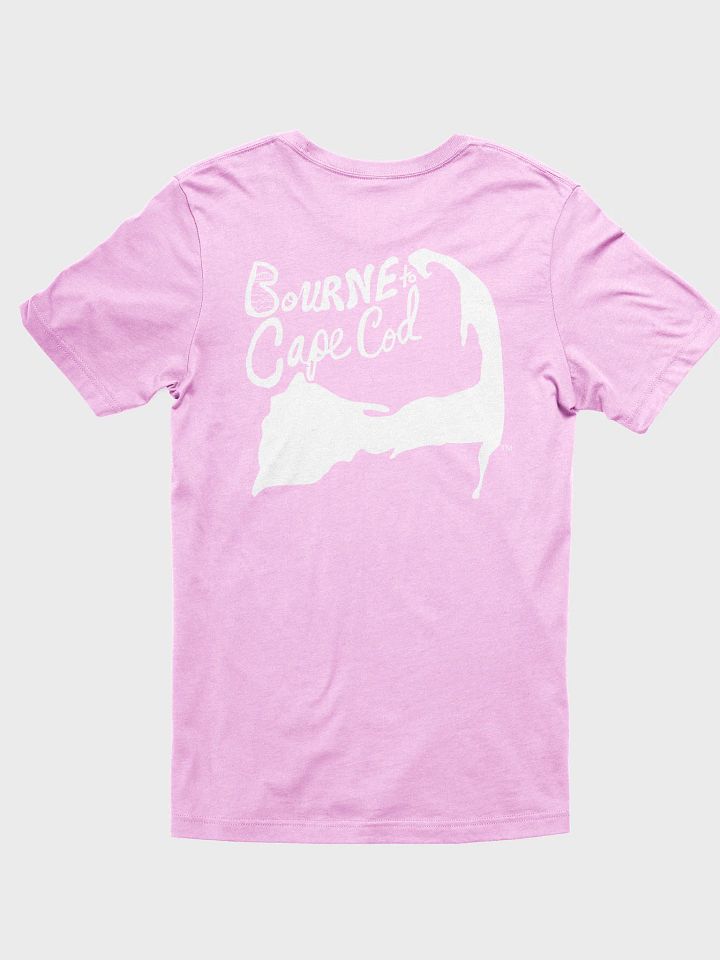 Women's | BOURNE to Cape Cod™ | Supersoft T-Shirt by Bella+Canvas | White Logo on Pastel Colors product image (19)