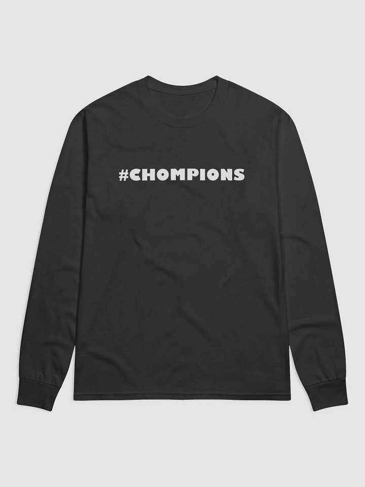 Chompions long sleeve black shirt product image (1)