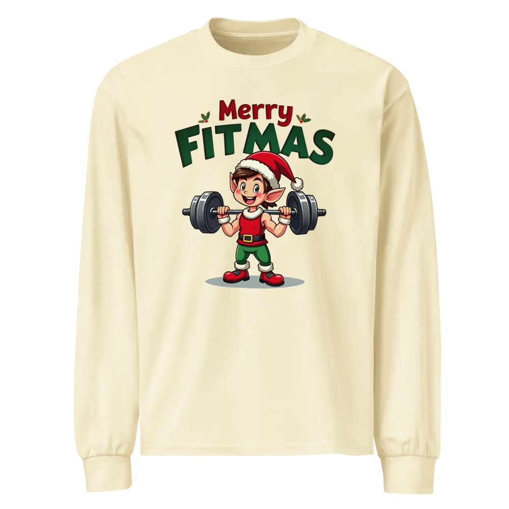 Merry Fitmas Elf Long Sleeve Shirt product image (1)