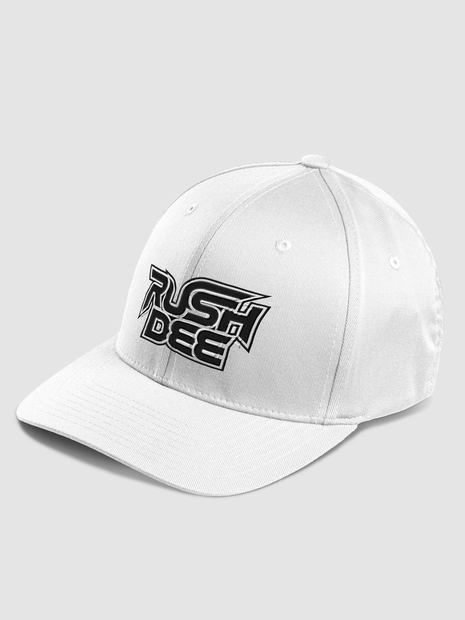 Rush Dee Logo Flexfit Cap white (stick) product image (2)