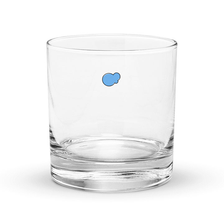 Cloud Emblem Rocks Glass product image (1)