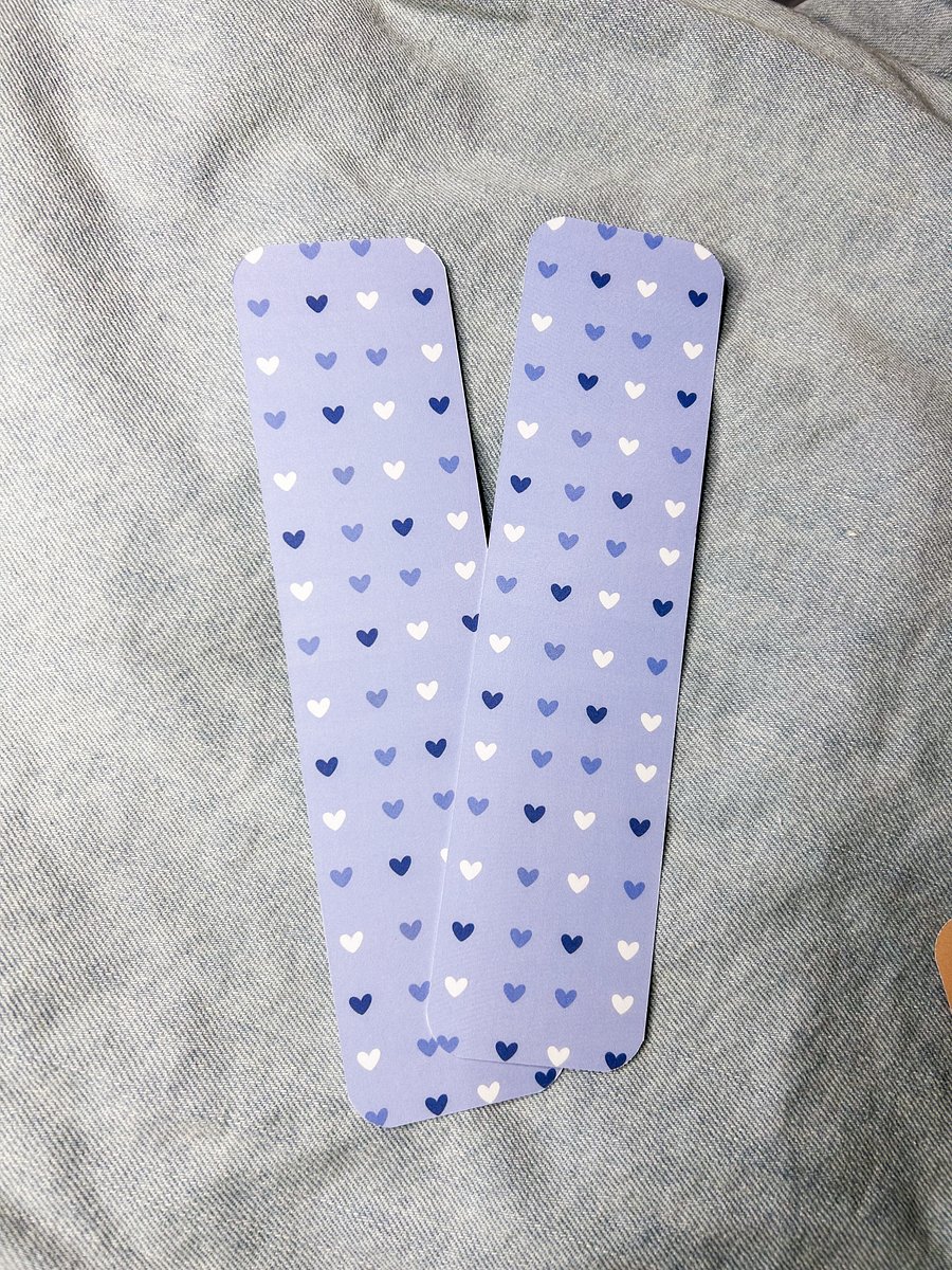 Blue Heart Doodle Bookmark product image (4)