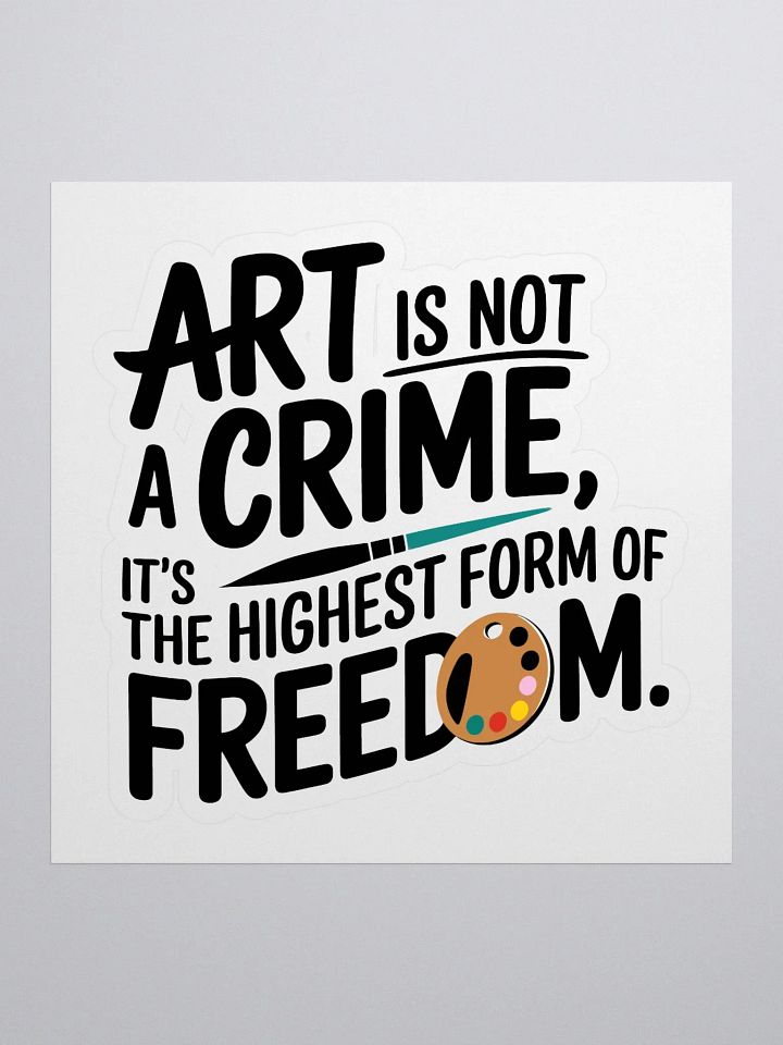 ART IS NOT A CRIME product image (1)