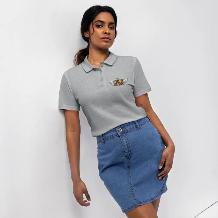 God's Gang | Women's Pique Polo Shirt product image (29)