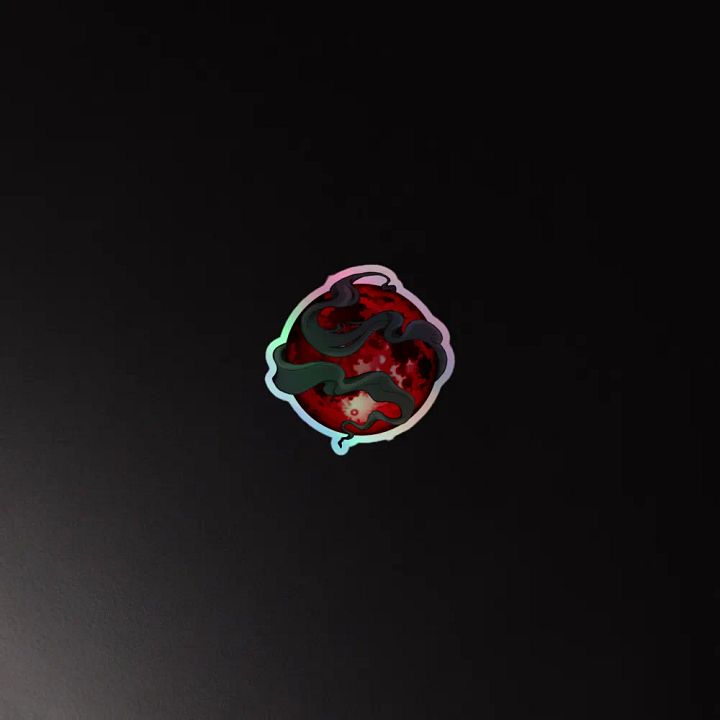 Blood moon sticker product image (4)
