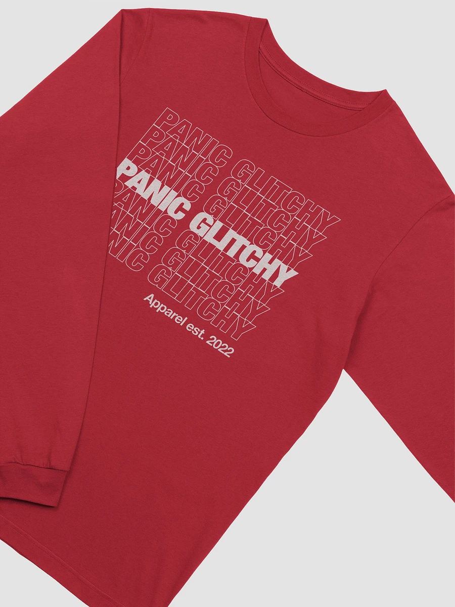 Panic Glitchy Grocery (white edition) Longsleeved Tee product image (4)