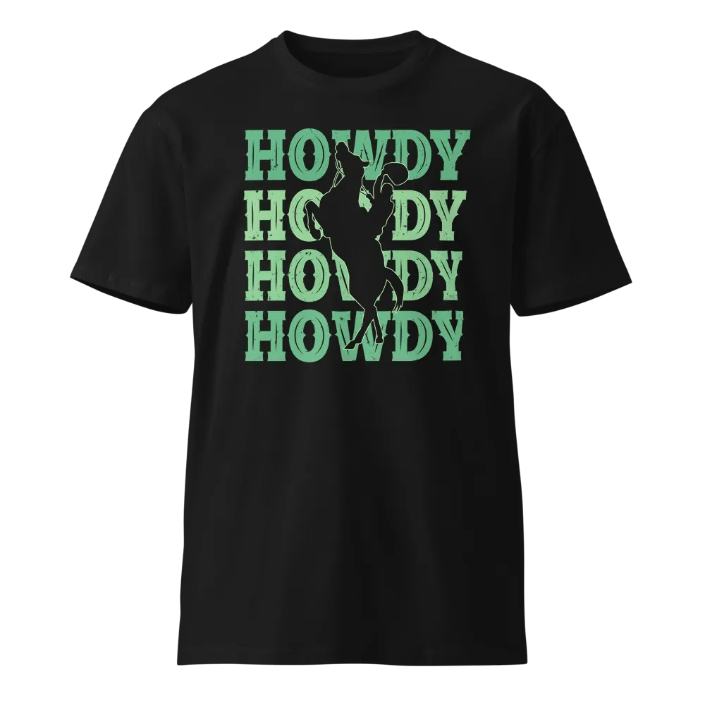 HOWDY Cowboy Stacked T-Shirt product image (1)