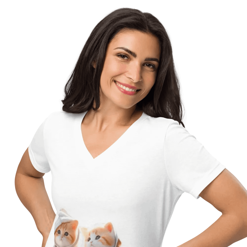 Bella+Canvas Women's Relaxed V-Neck T-Shirt product image (10)